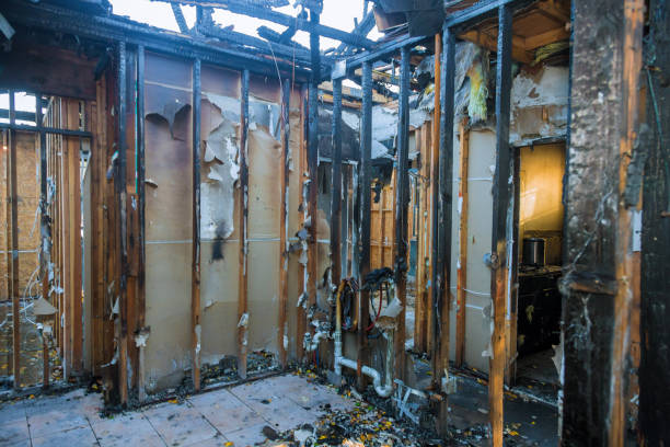 Professional Fire Damage Repair technician working in Rifle, CO